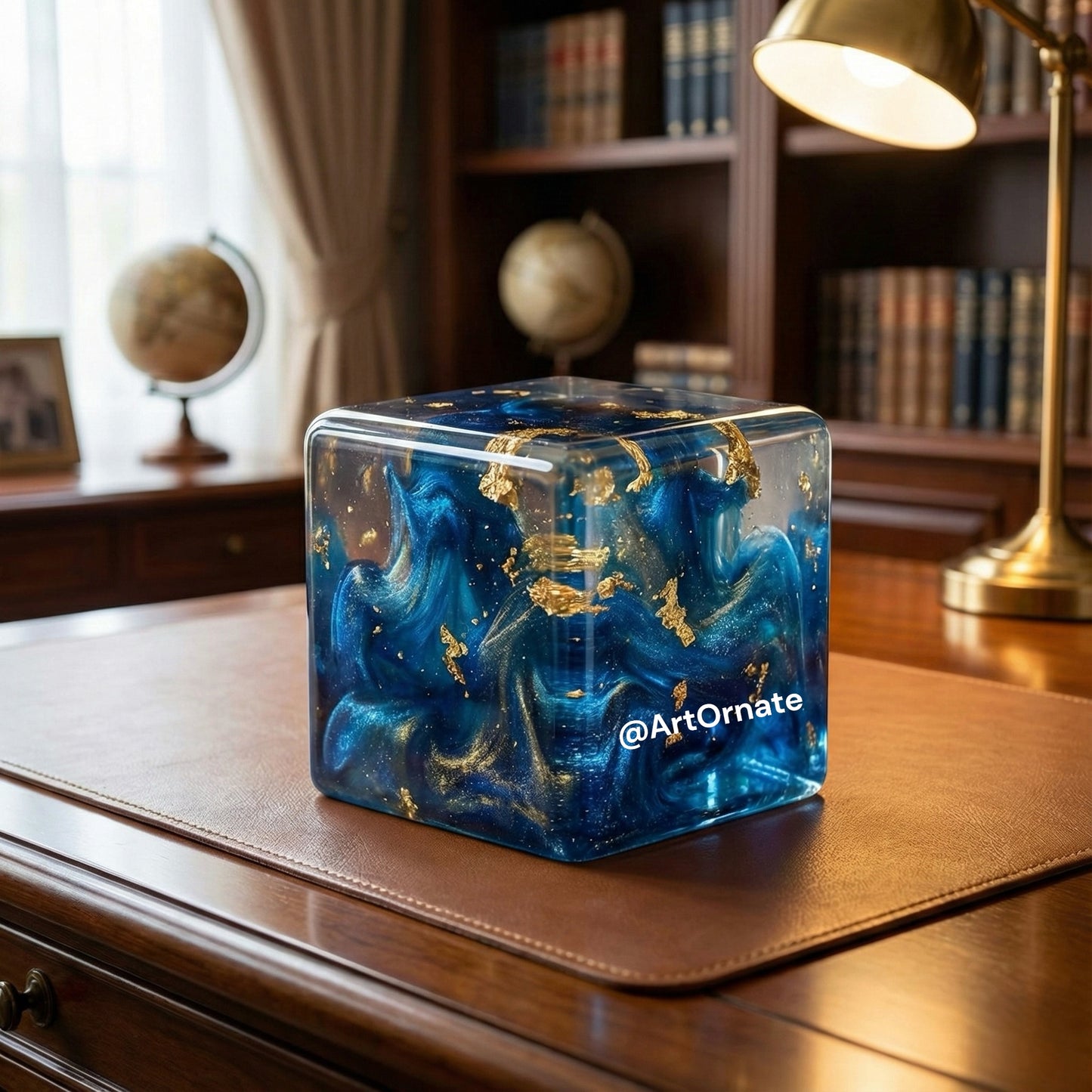 Cube silicone mould for epoxy resin paperweight making, crystal clear resin casting mould for office decor, gifting and handmade resin paper weights in India