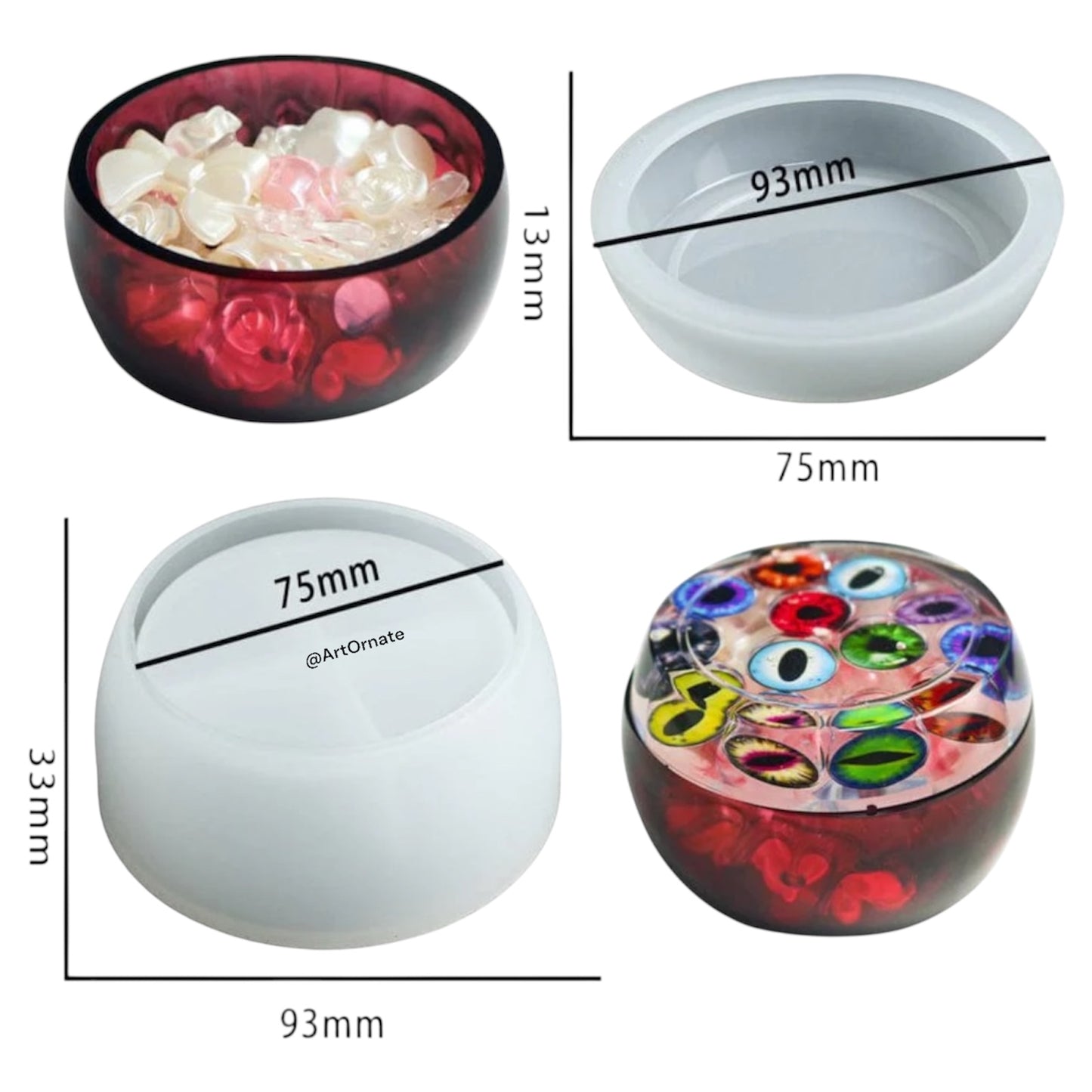 Storage Jar | box Silicone Mould sm0886