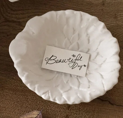 Leaf pattern engraved bowl silicone mould suitable for resin, concrete and eco cast casting, reusable mould for handmade bowls