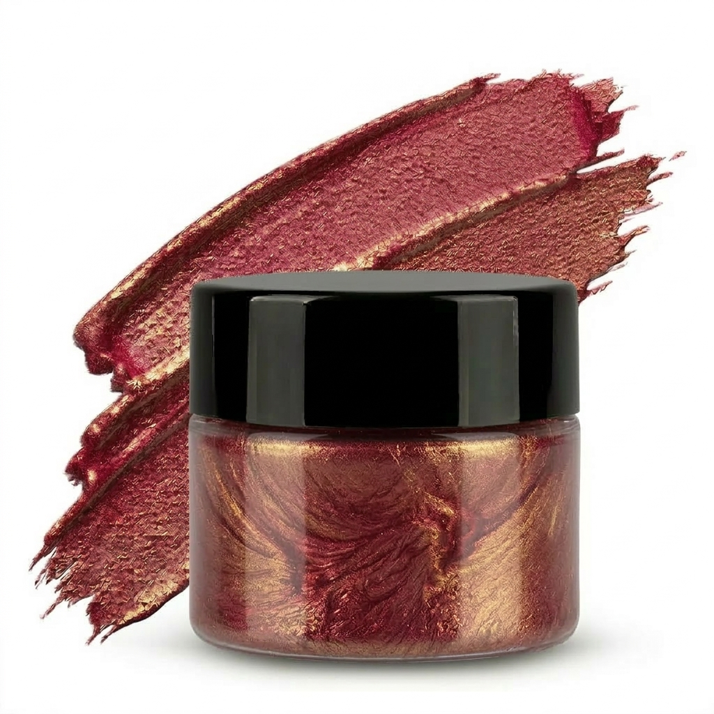 ArtOrnate pearl cherry gold metallic paste pigment for resin art and epoxy casting – rich cherry gold metallic shimmer pigment for resin jewellery, coasters, trays and luxury resin craft projects used by resin artists across India
