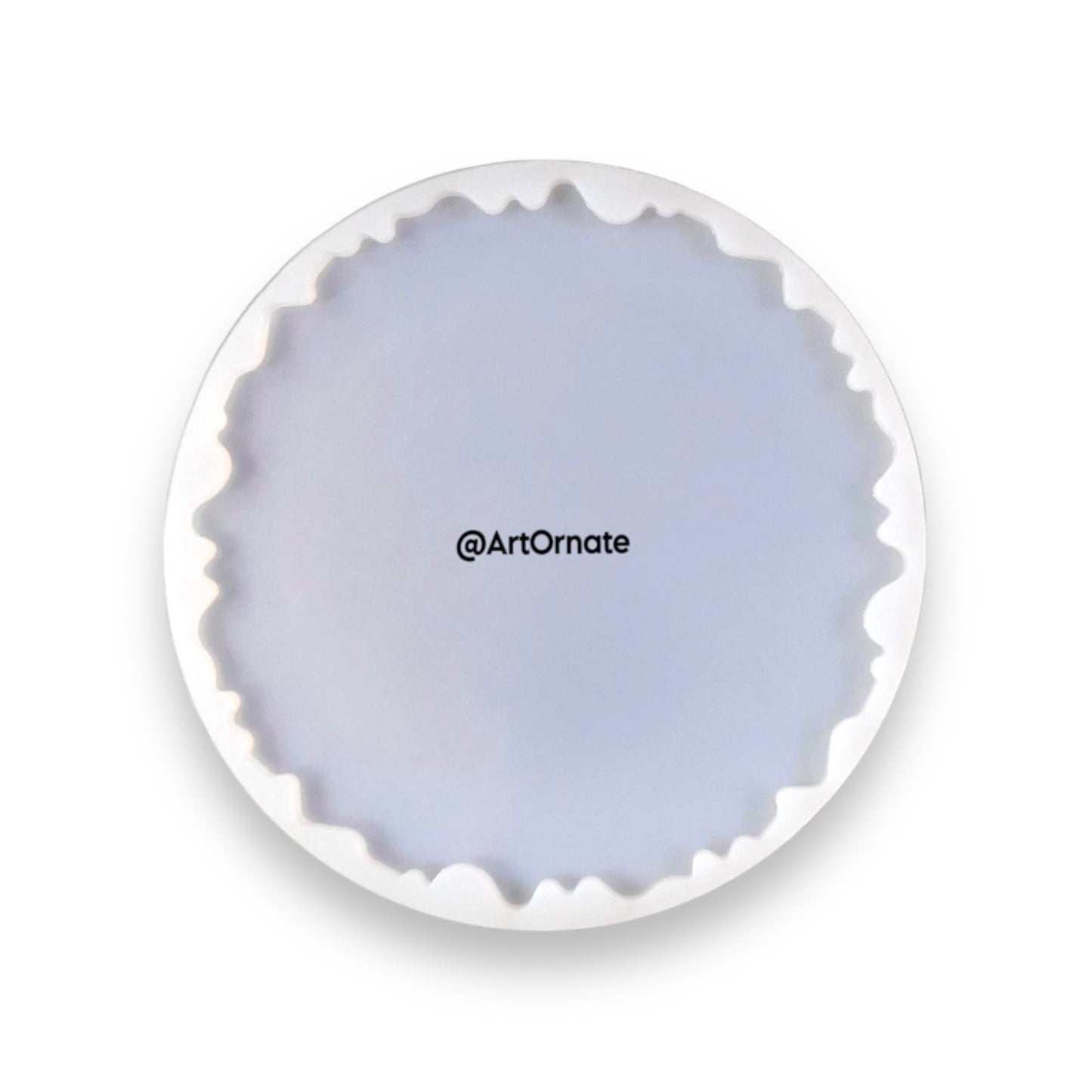 8 inch Round Agate Silicone Mould 8mm deep