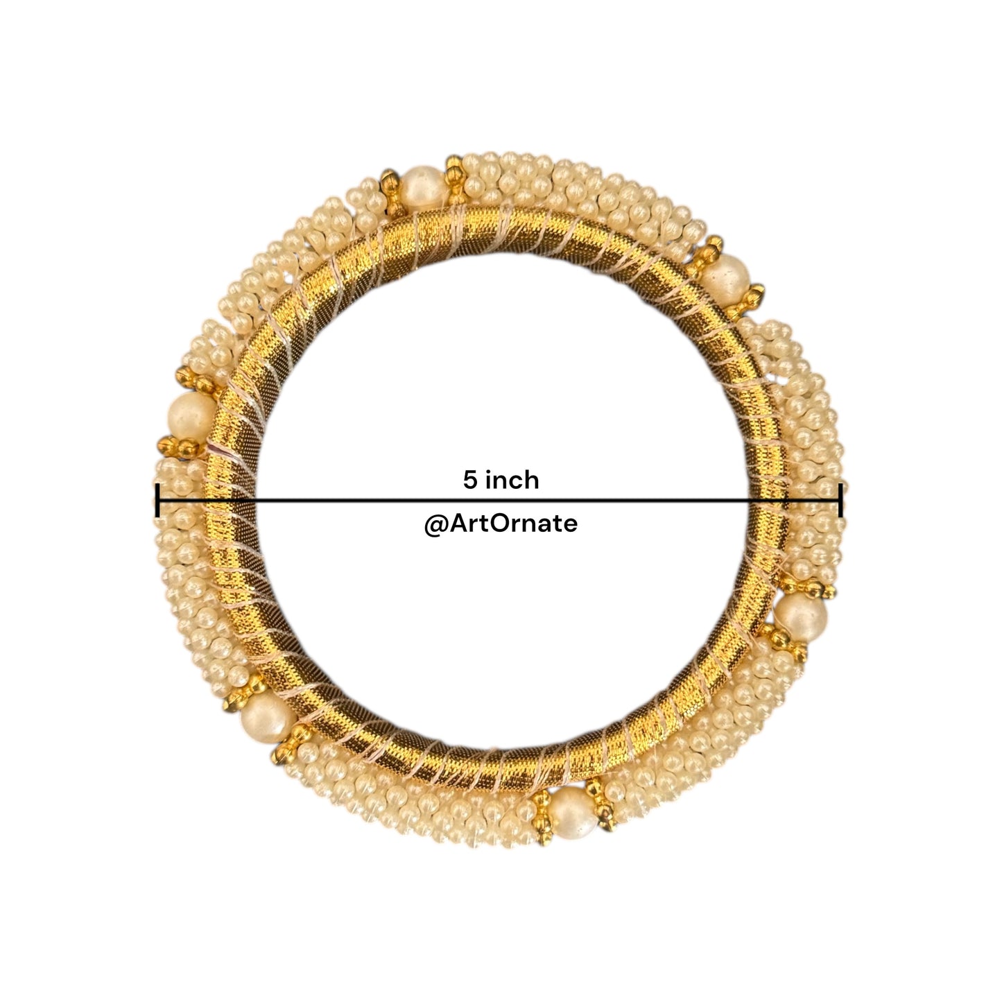 Premium Pearl Ring for Resin Pooja Thali and Decorative Diya Craft – Resin Art Material Online India by ArtOrnate