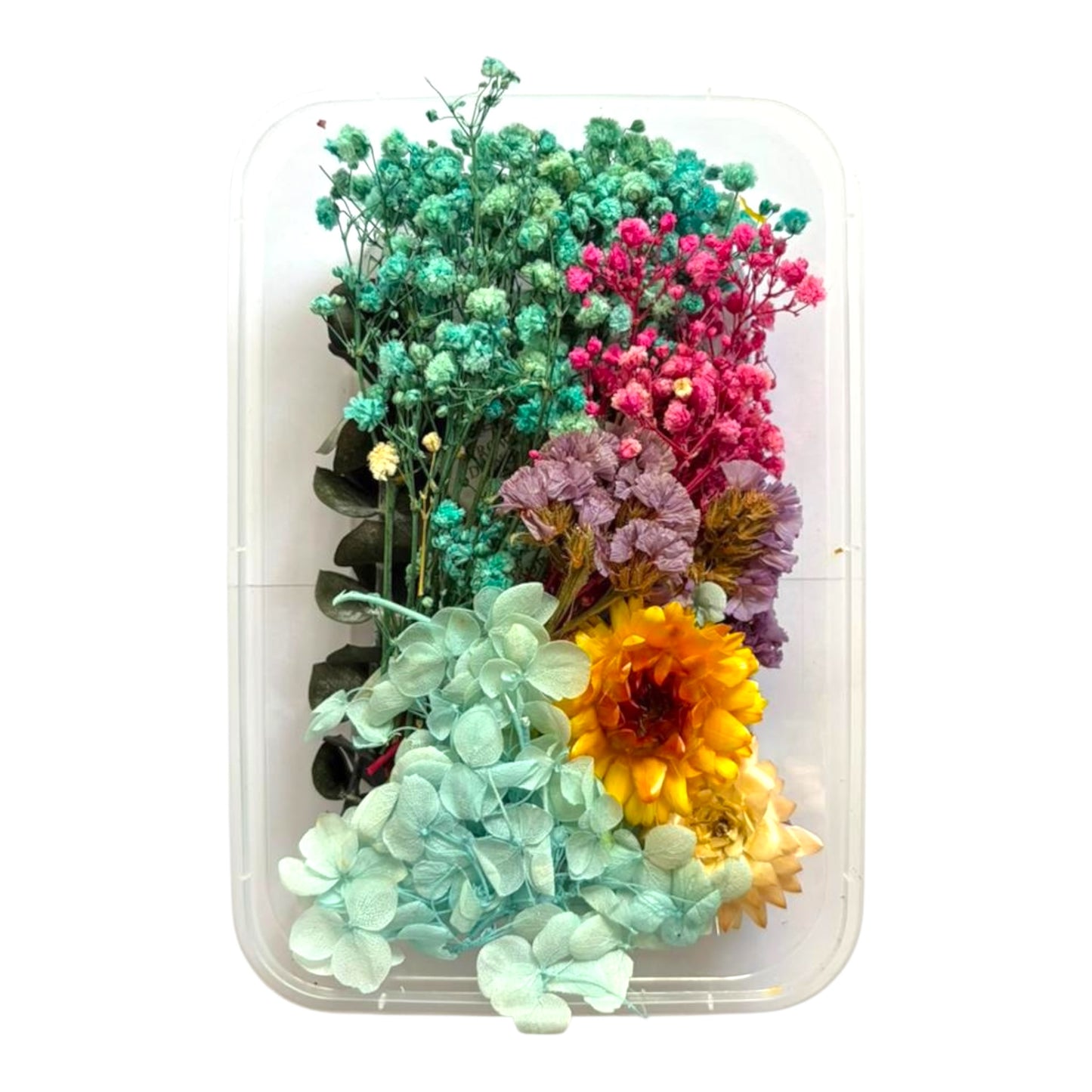 Natural dry flowers pack used for resin art casting and handmade candle decoration