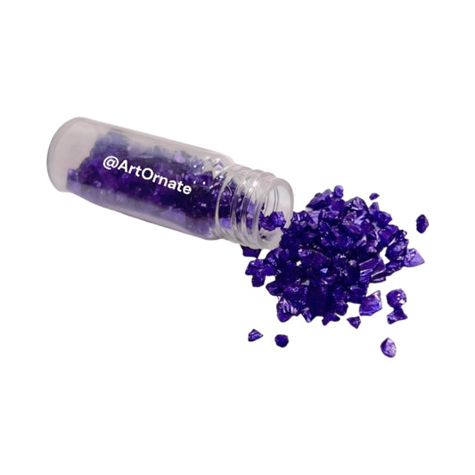 Violet Metallic Glass Granules (GRM002)