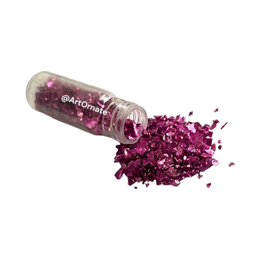 Pink Metallic Glass Granules (GRM11)