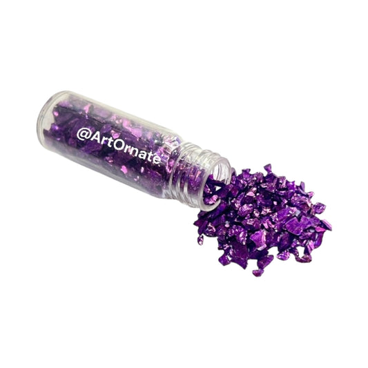 Raspberry Metallic Glass Granules (GRM007)