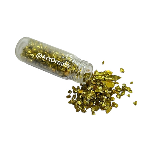Champagne Gold Metallic Glass Granules (GRM005)