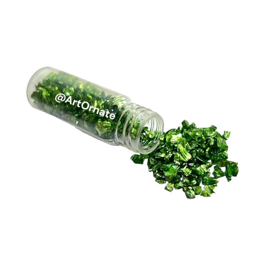 Green Metallic Glass Granules (GRM006)