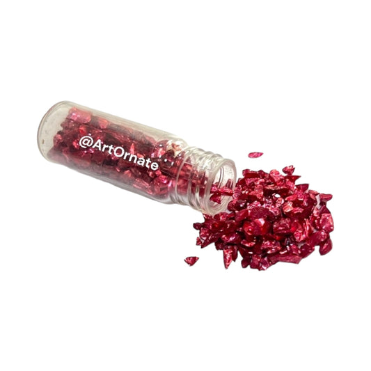 Red Metallic Glass Granules (GRM001)