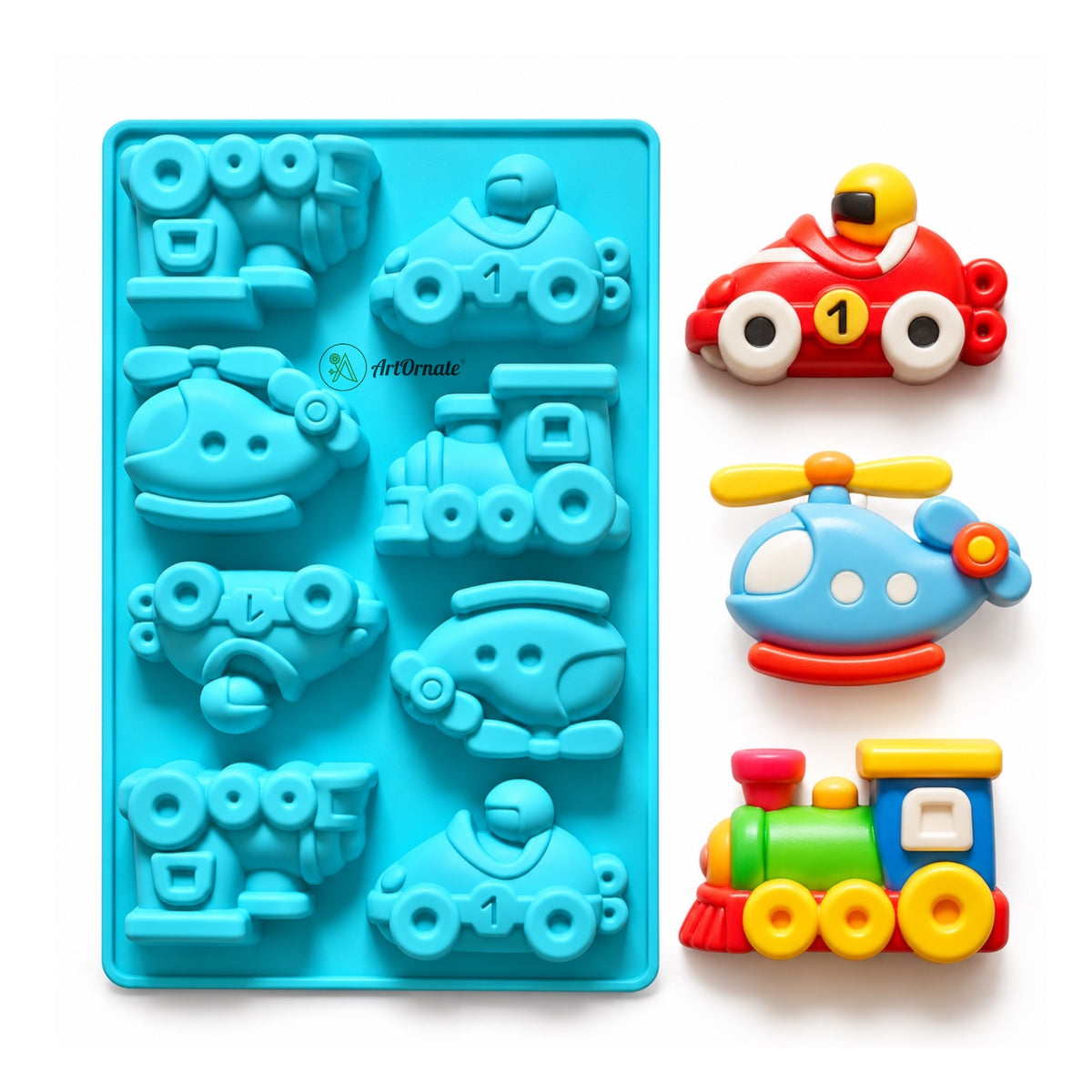 8 Vehicle Silicone Mould