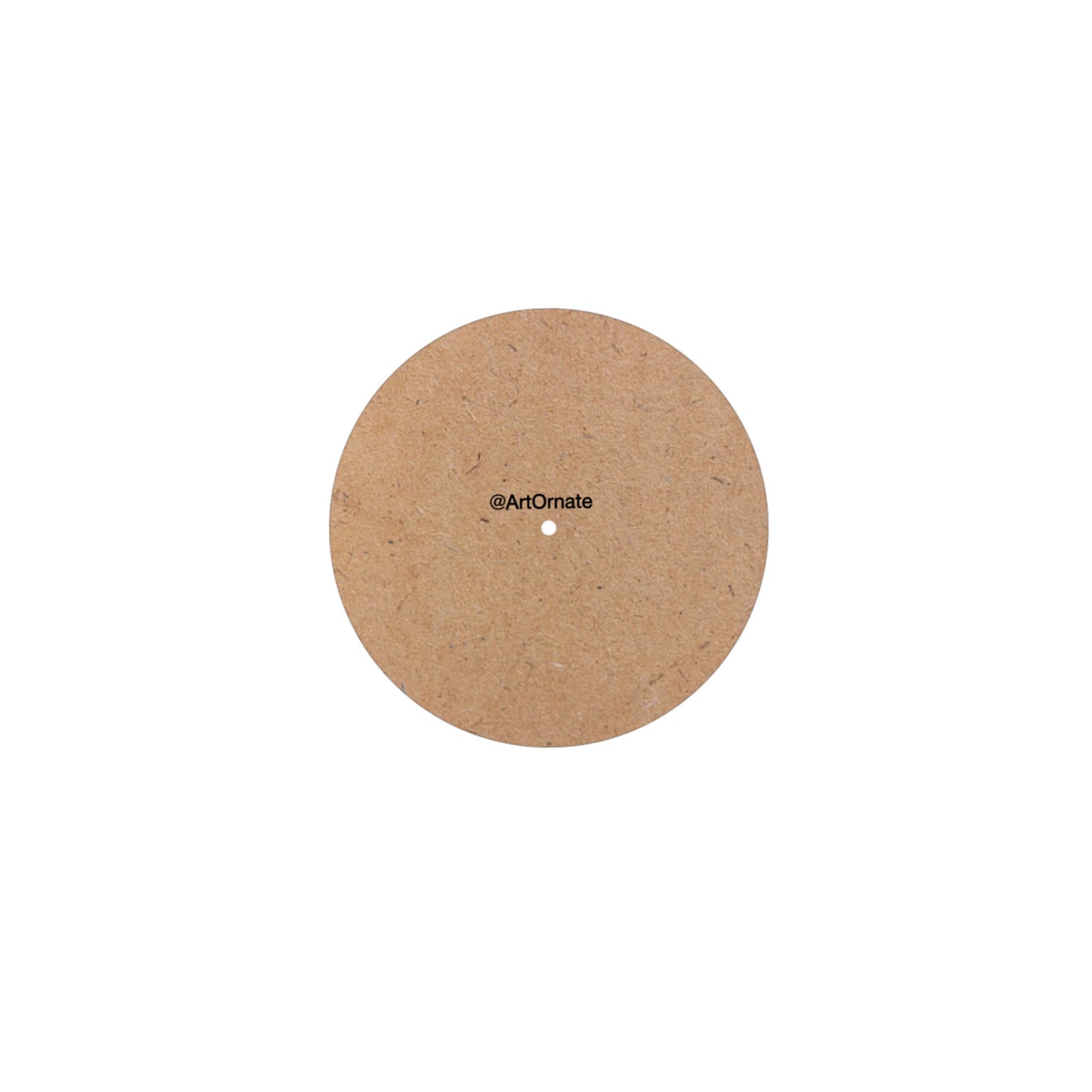 6 inch Round MDF Clock Base - 4mm