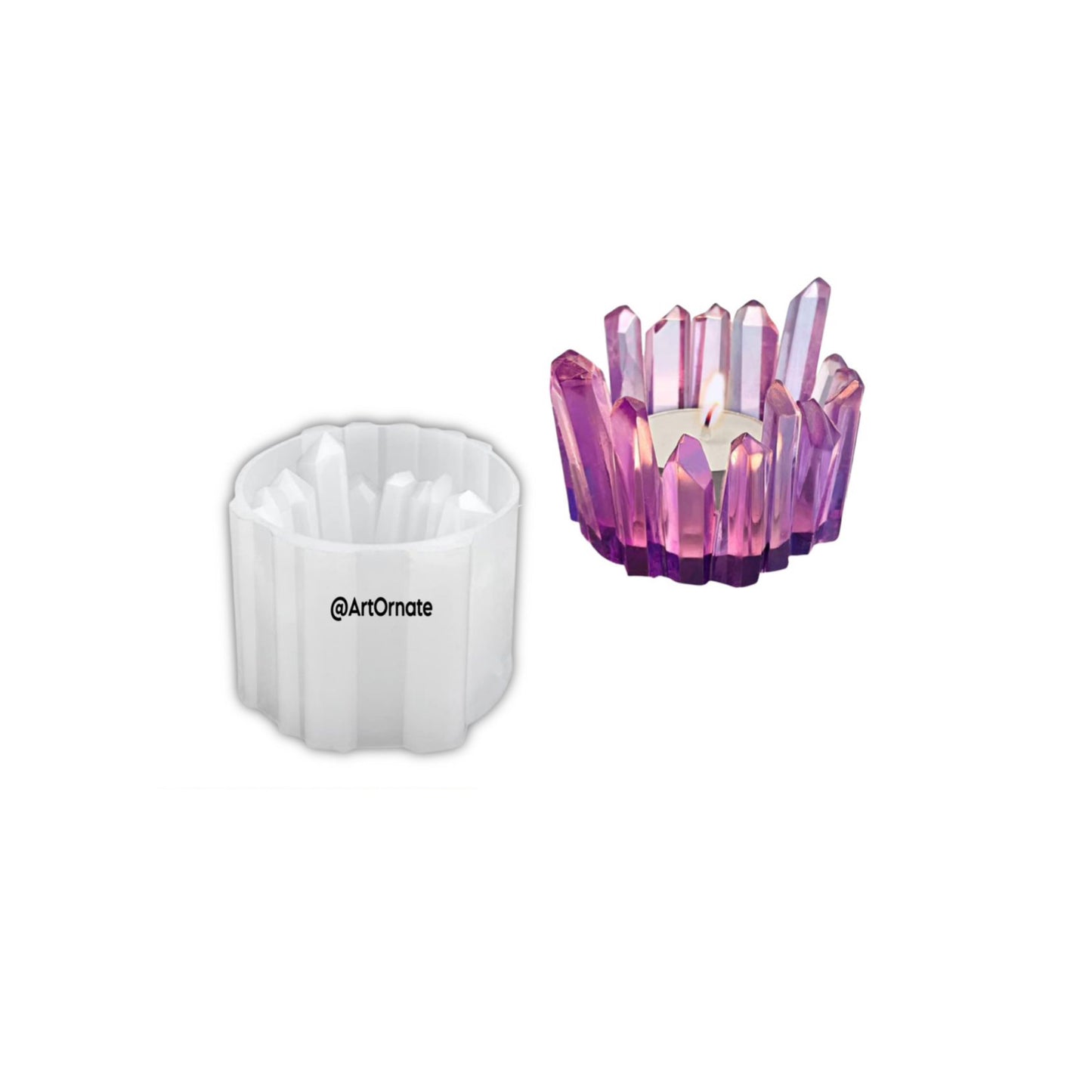 Cluster Tea Light Candle Holder Silicone Mould