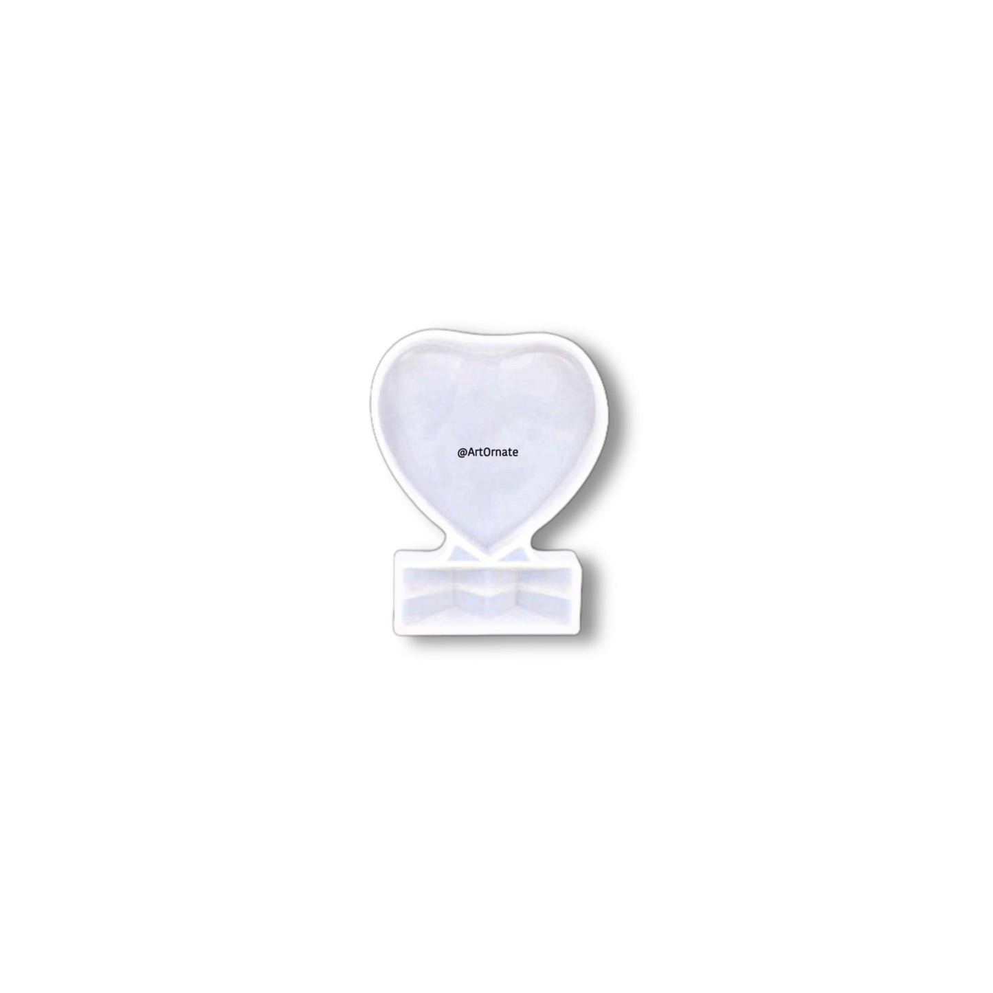 Heart Photo Frame with Stand Silicone Mould