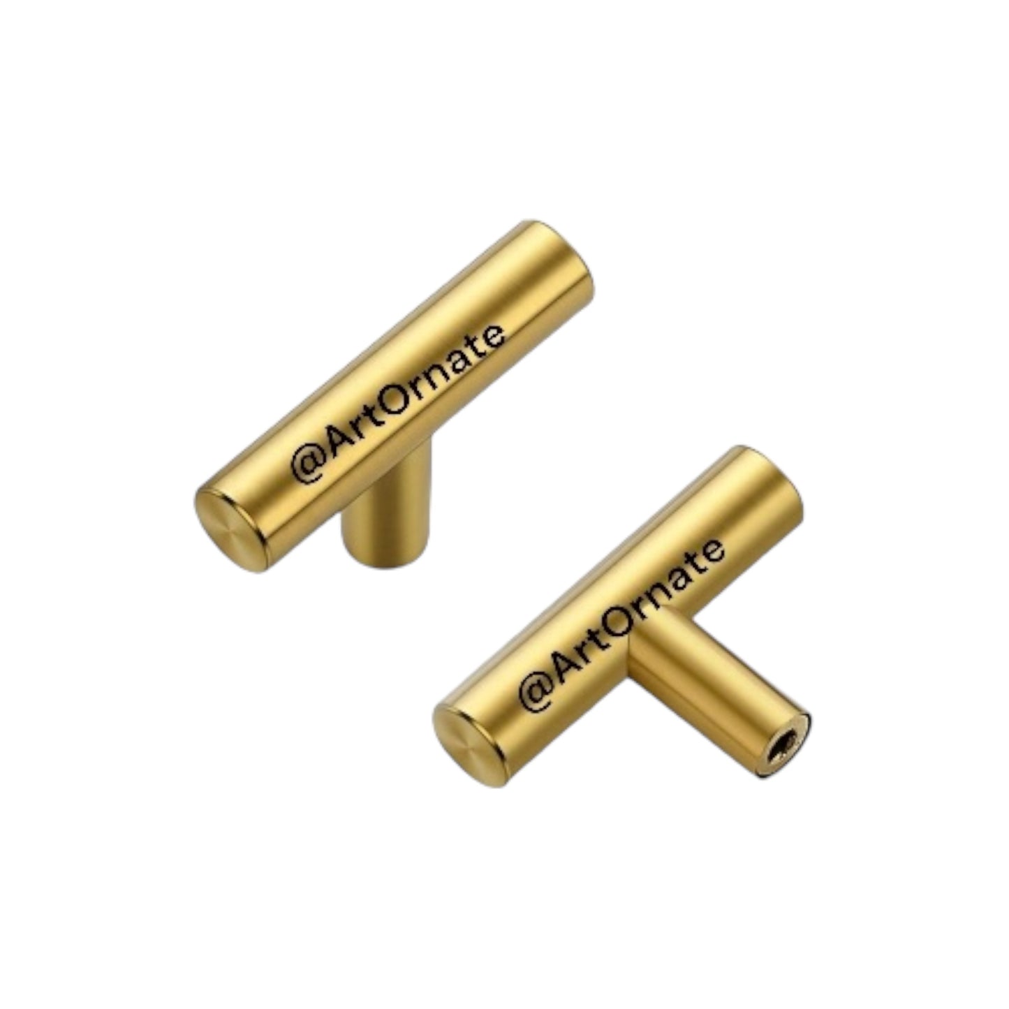 Golden T Knob Handle