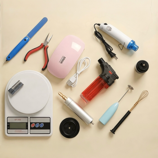 Resin tools and safety setup for responsible resin crafting