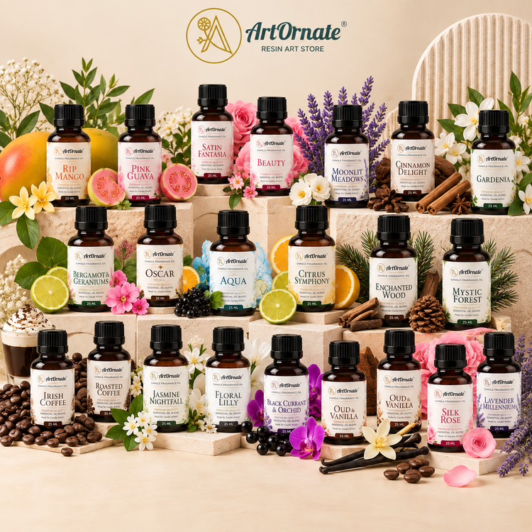 Candle fragrance oils for scented candle making | ArtOrnate India