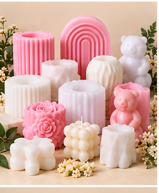 Silicone candle moulds for candle making | ArtOrnate India