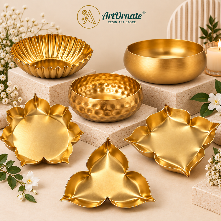 Metal candle Urlis and decorative metal candle holders for candle making and decor | ArtOrnate India