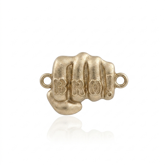Fist Rakhi Metal Charm (MC018)
