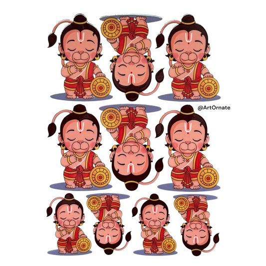 Hanumanji UV DTF Sticker (UV057)