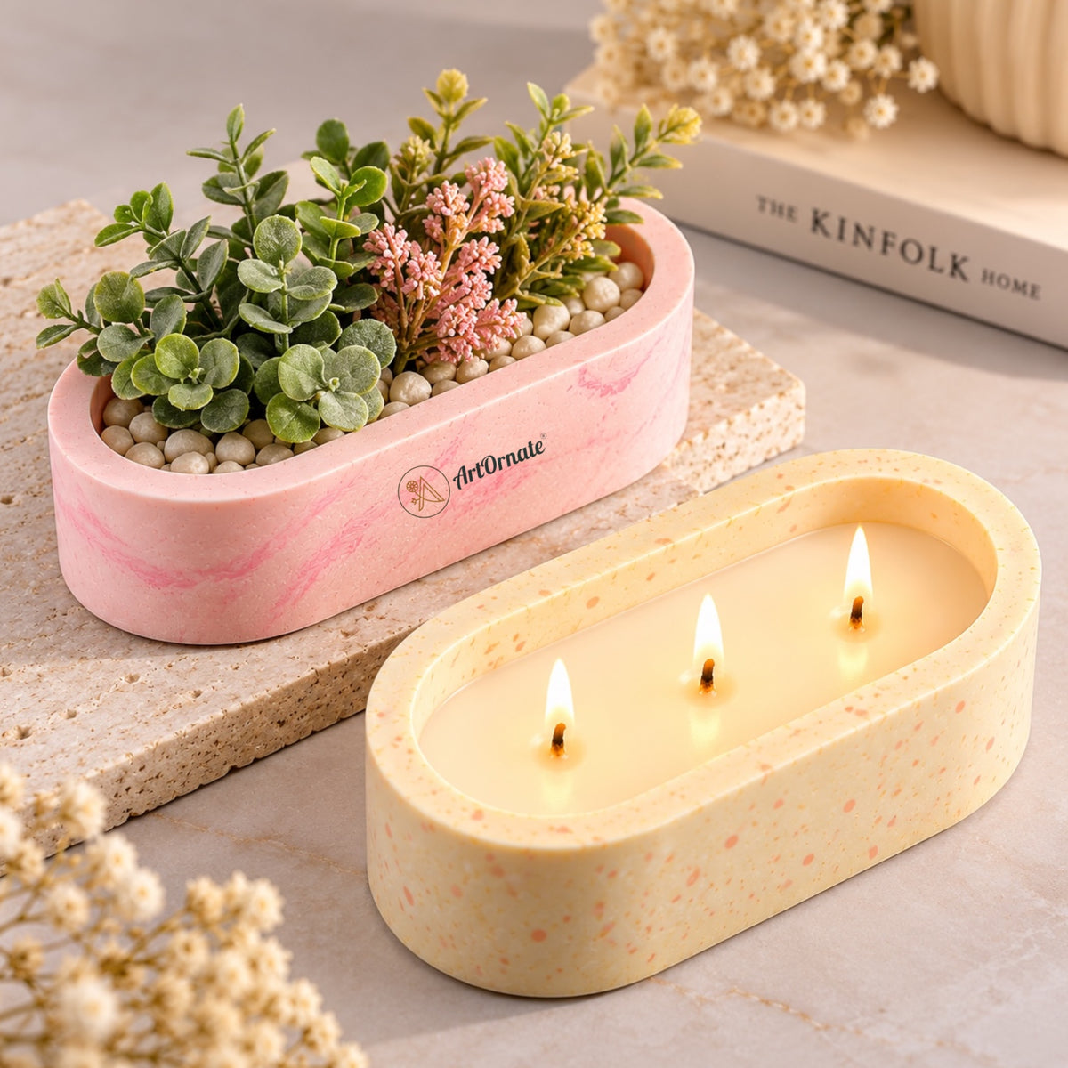 Oval Jar Silicone Mould