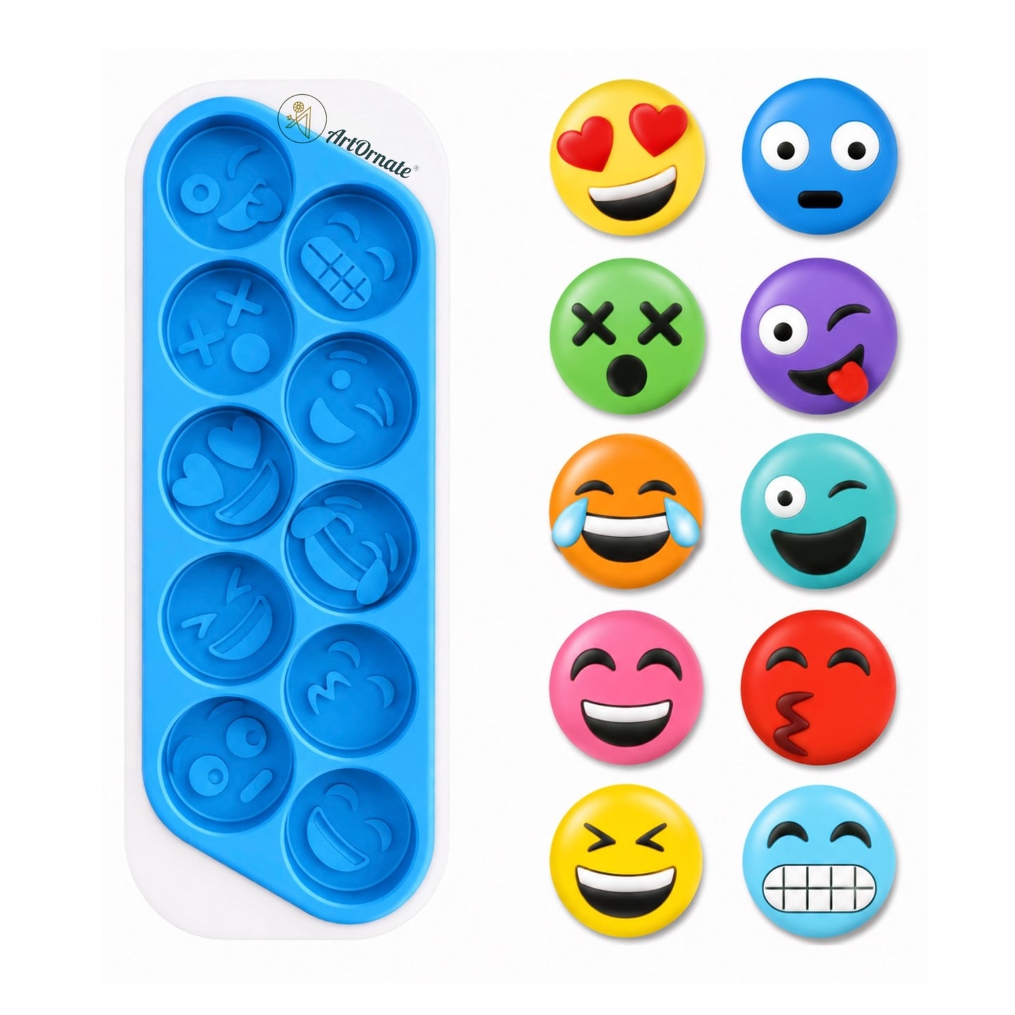 Big Emoji Silicone Mould