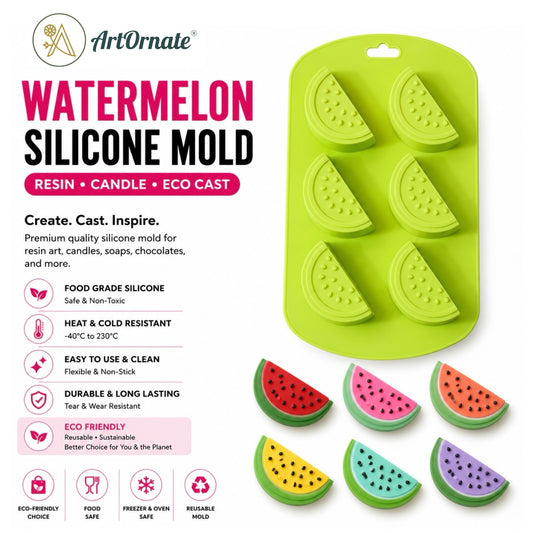 6 Watermelon Silicone Mould
