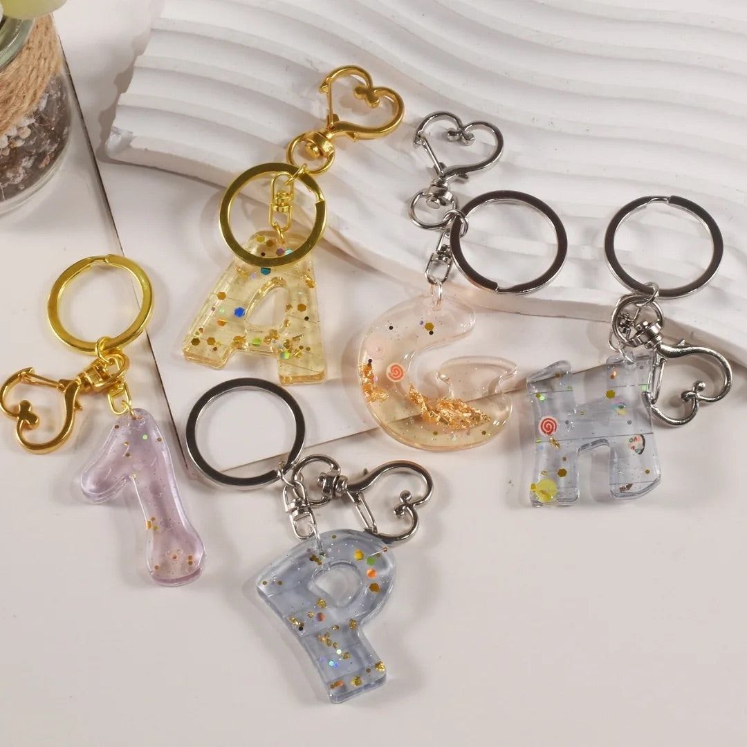 Buy puffy letter silicone mold for DIY epoxy resin keychains and necklace pendants online in India.