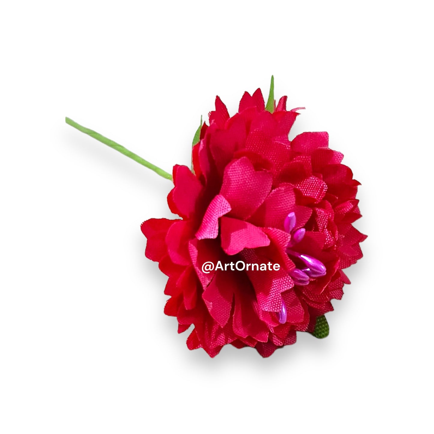 Artificial Cherry Red Carnation Flower