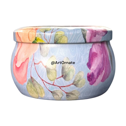 Premium Candle Tin Jar – Durable, Heat-Resistant Metal Containers for Candle Making in India - J