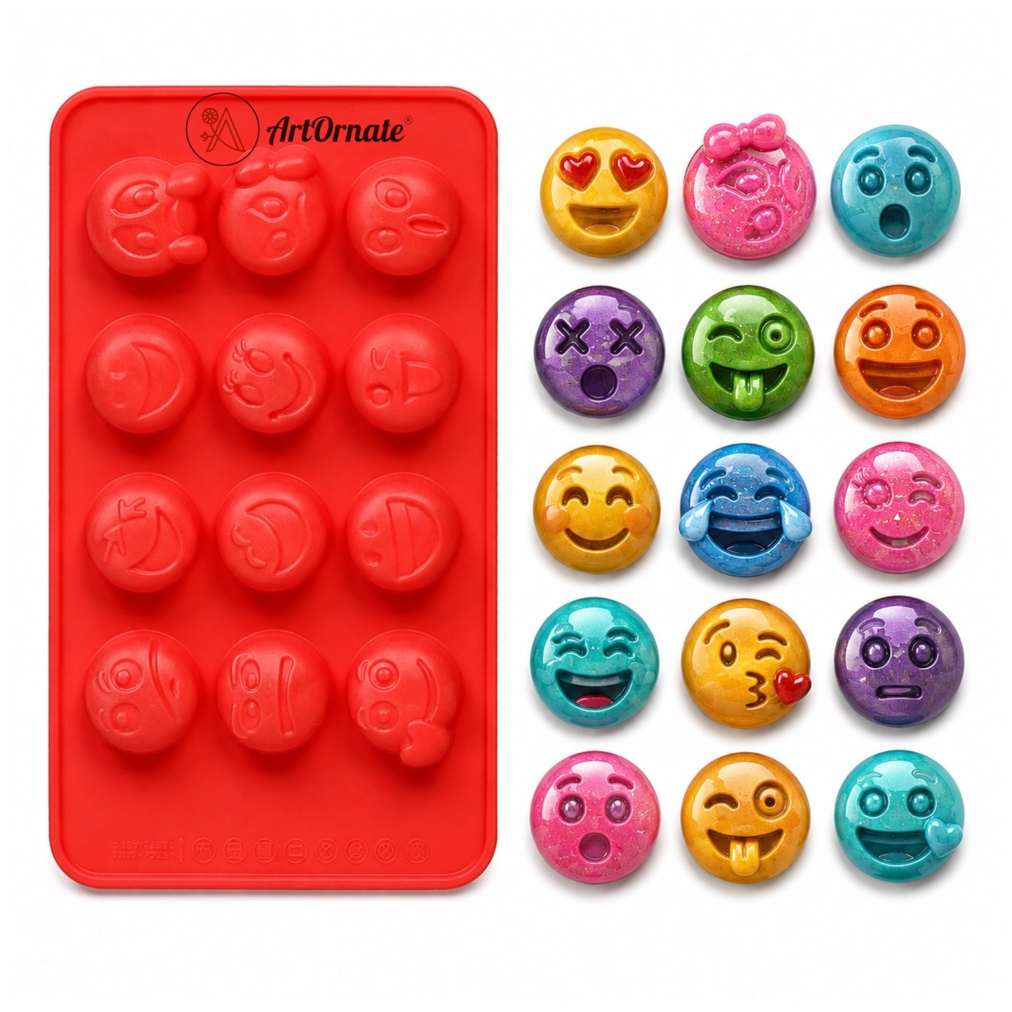 Small Emoji Silicone Mould