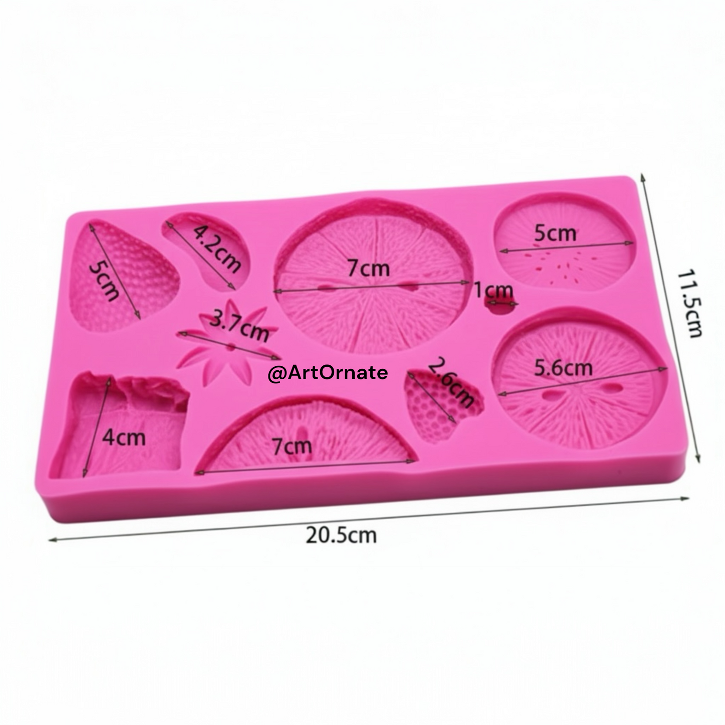 Mix Fruit Candle Silicone Mould (HBR 20-3)