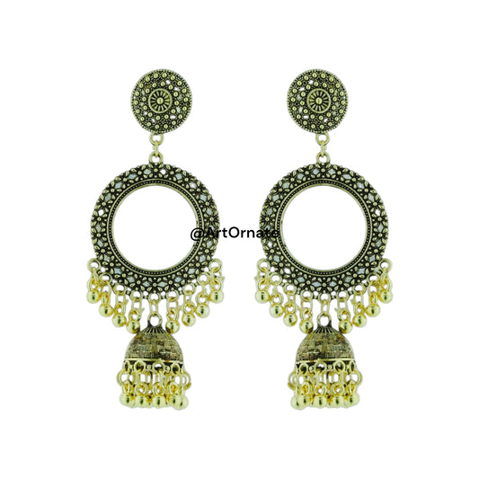 High-quality Jhumka bezel setting for resin jewelry — ArtOrnate resin supplies India