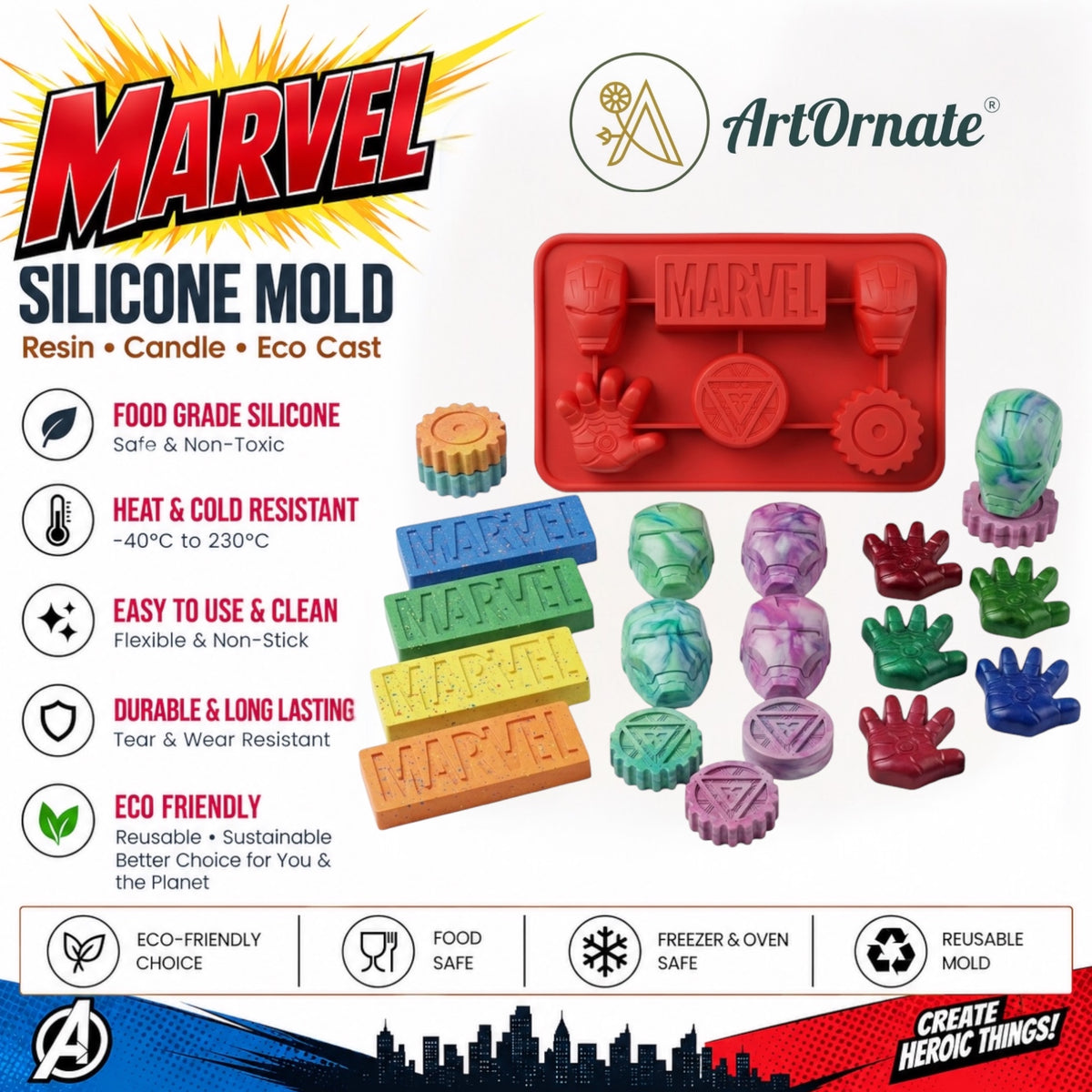 Marvel Silicone Mould