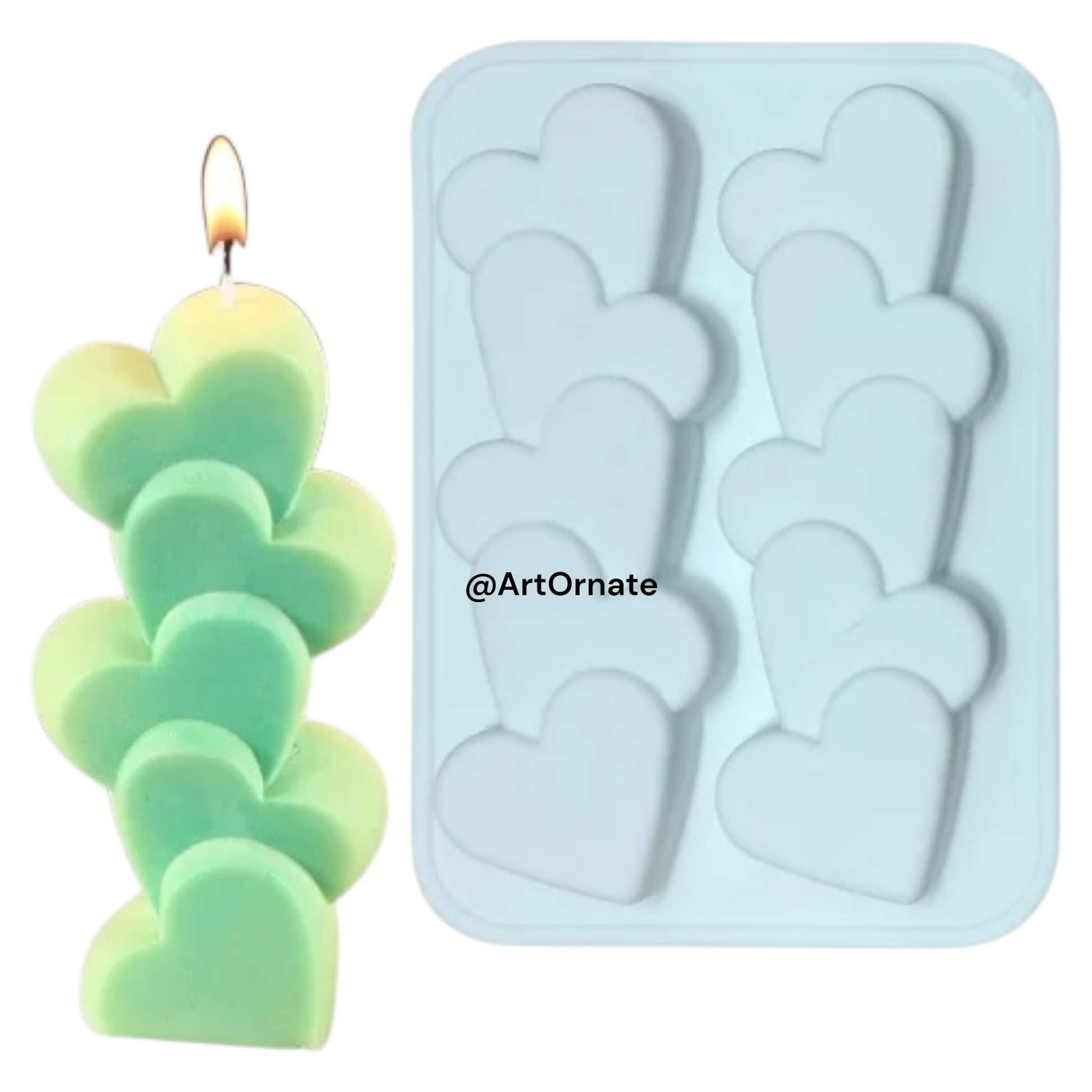 Durable Silicone Mould for Handmade Candles – Available at ArtOrnate India