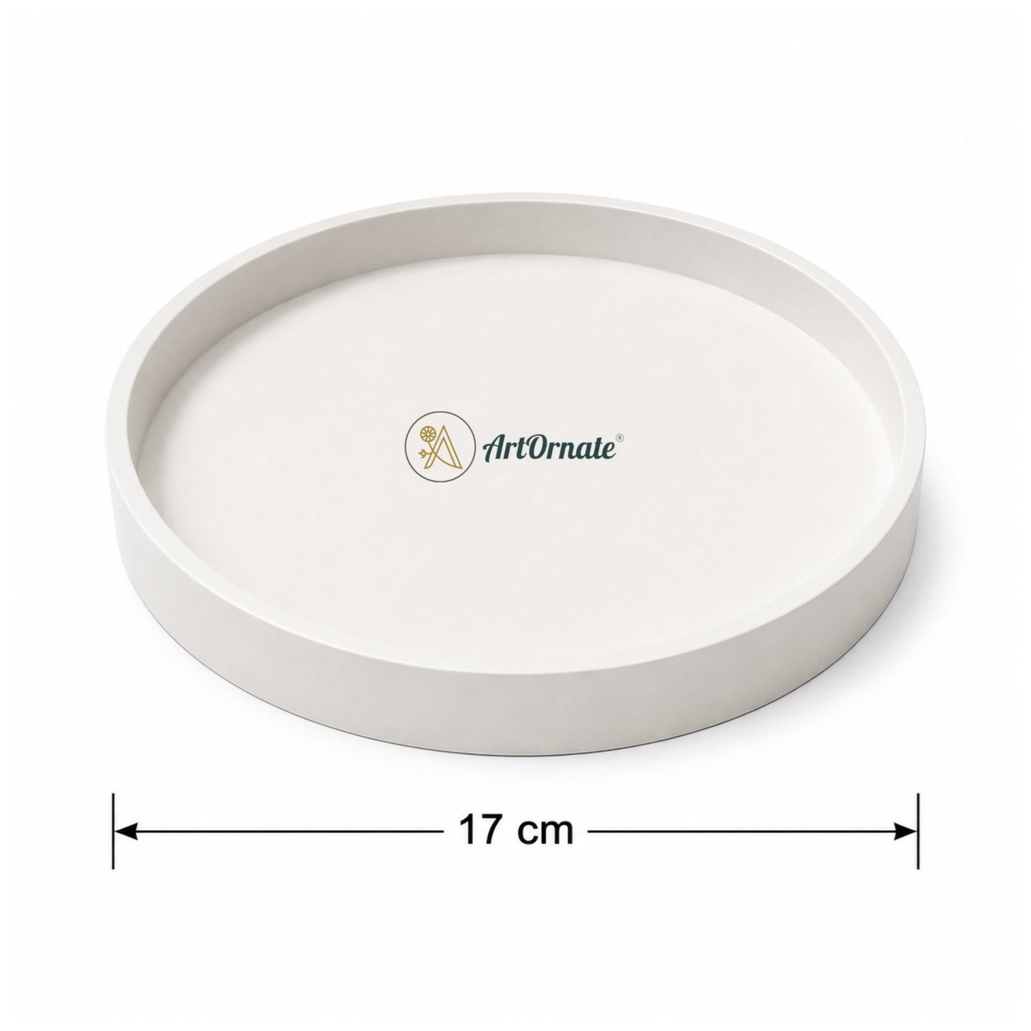 Round Concrete Tray