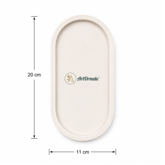 Oval Concrete Tray