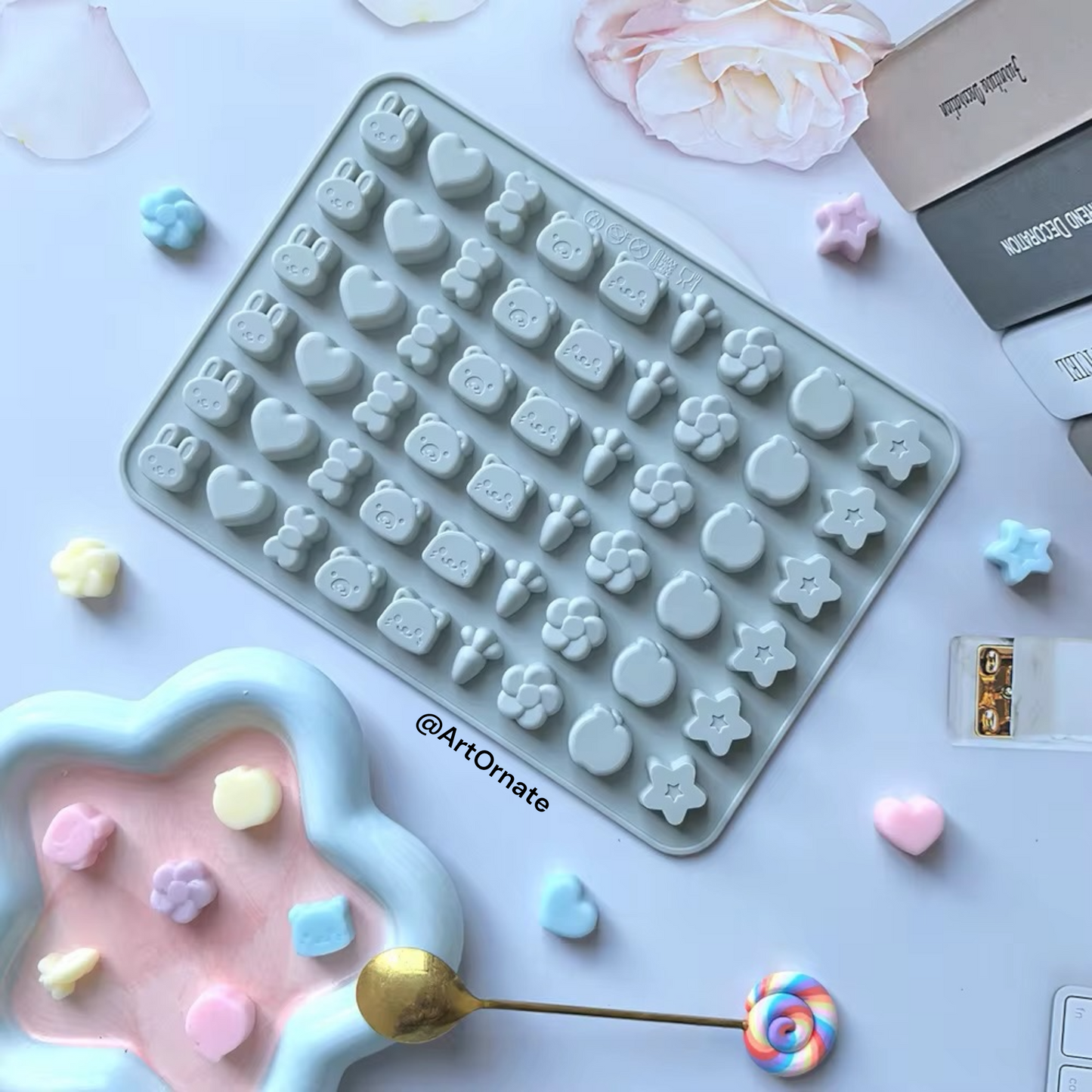 54 Cavity Mix Silicone Mould (ACM033)