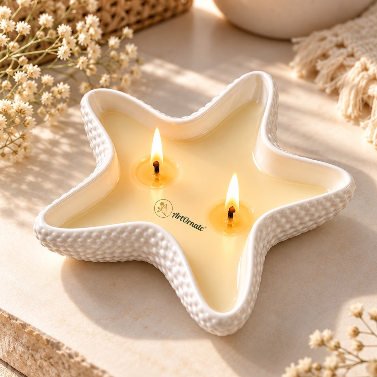Star Fish Concrete Tray