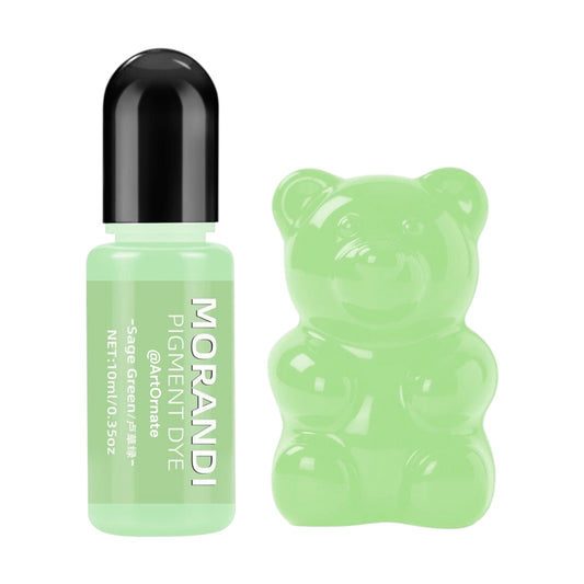 Morandi sage green opaque resin pigment dye for epoxy and UV resin, ideal for resin jewellery, coasters, trays, keychains, and DIY resin art projects across India