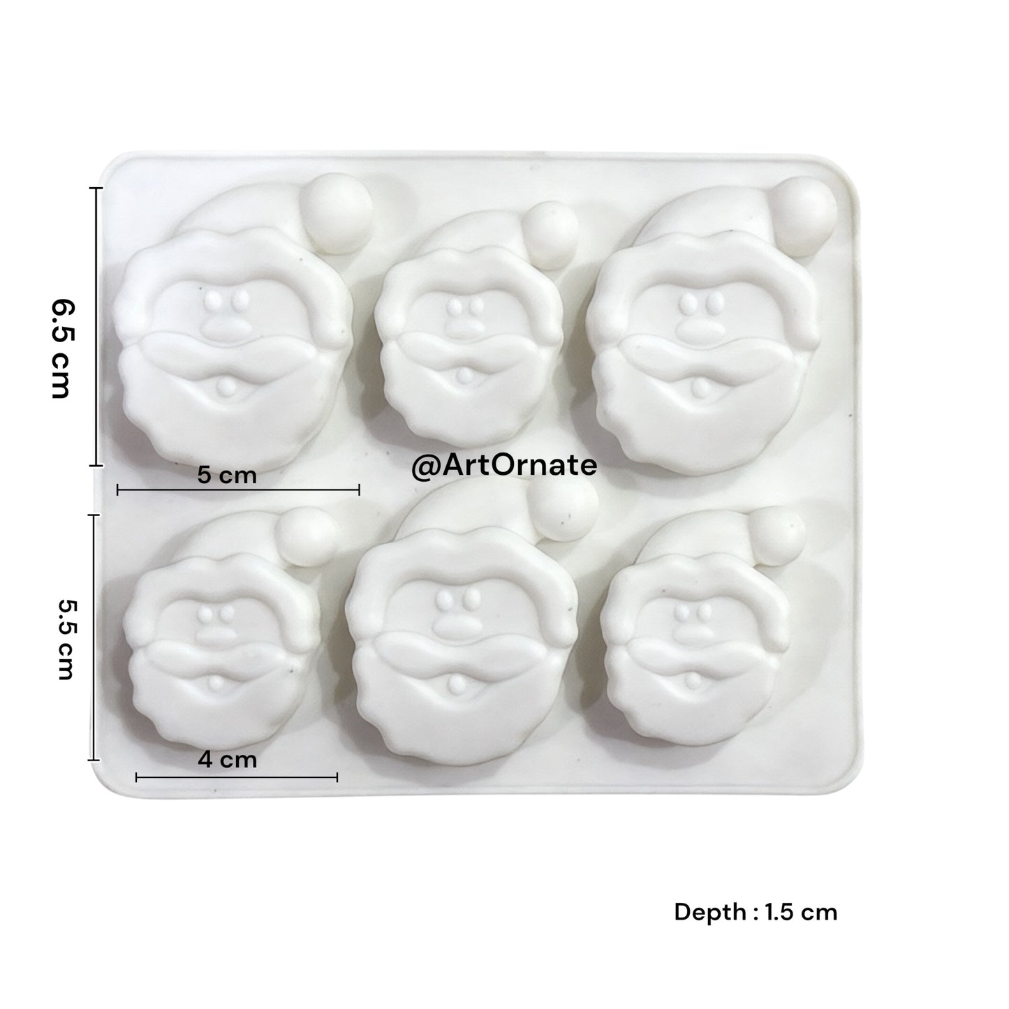 Candle Silicone Mould for Christmas in India