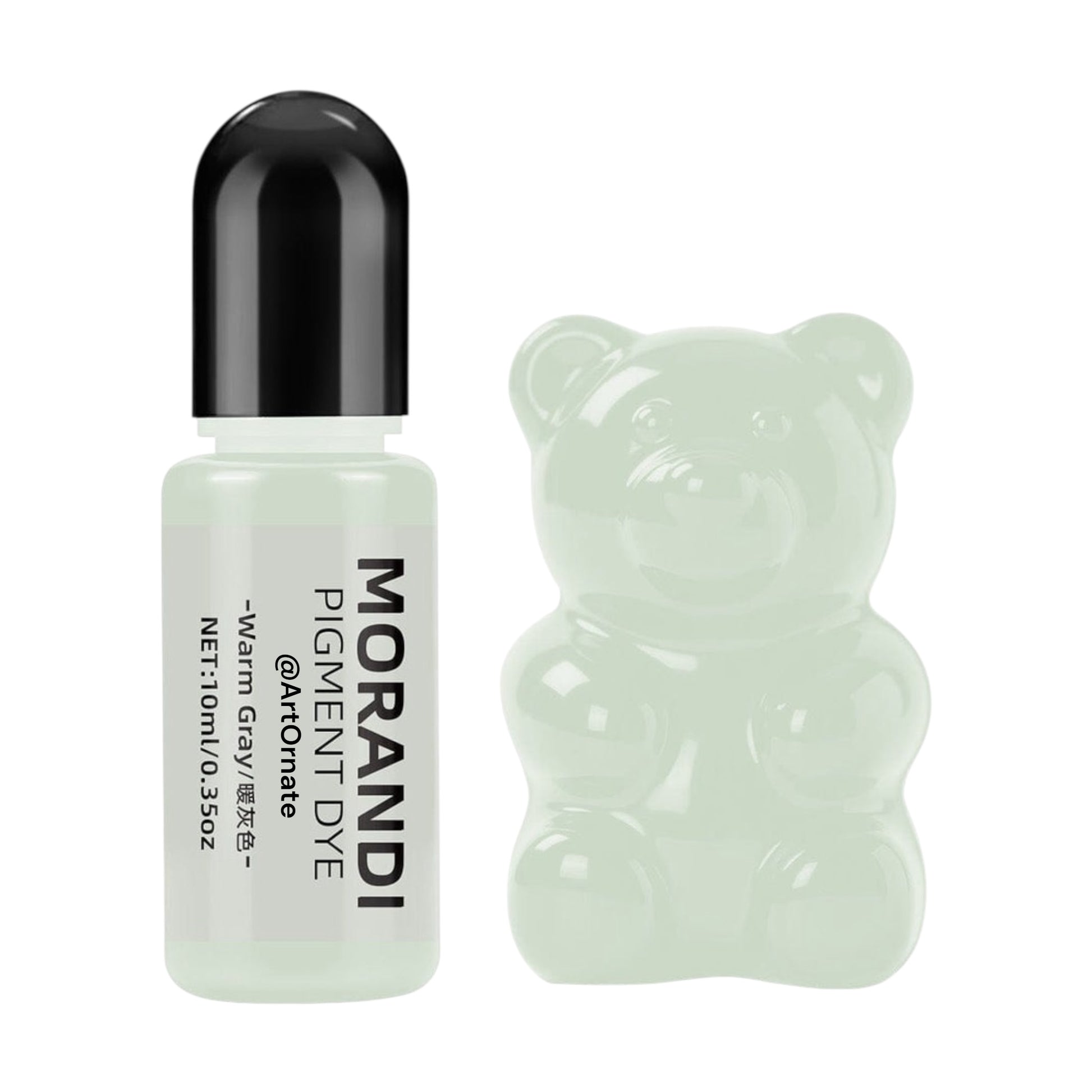 Morandi warm gray opaque resin pigment dye for epoxy and UV resin, ideal for resin jewellery, coasters, trays, keychains, and DIY resin art projects across India