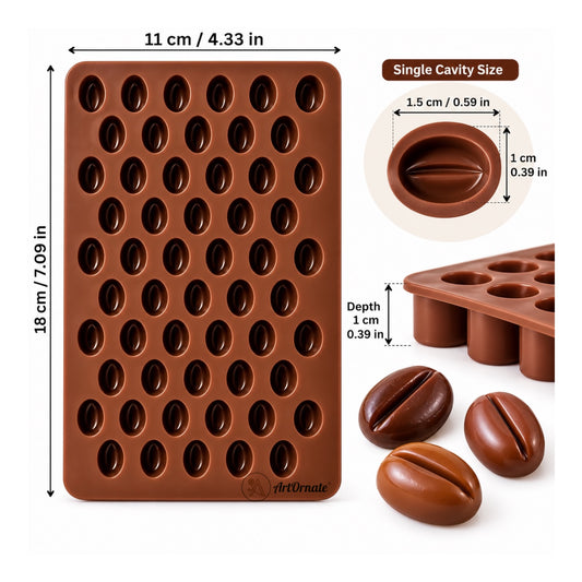 Coffee Beans Candle Silicone Mould