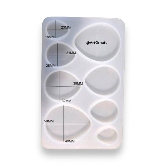 8 Cavity Drop Silicone Mould