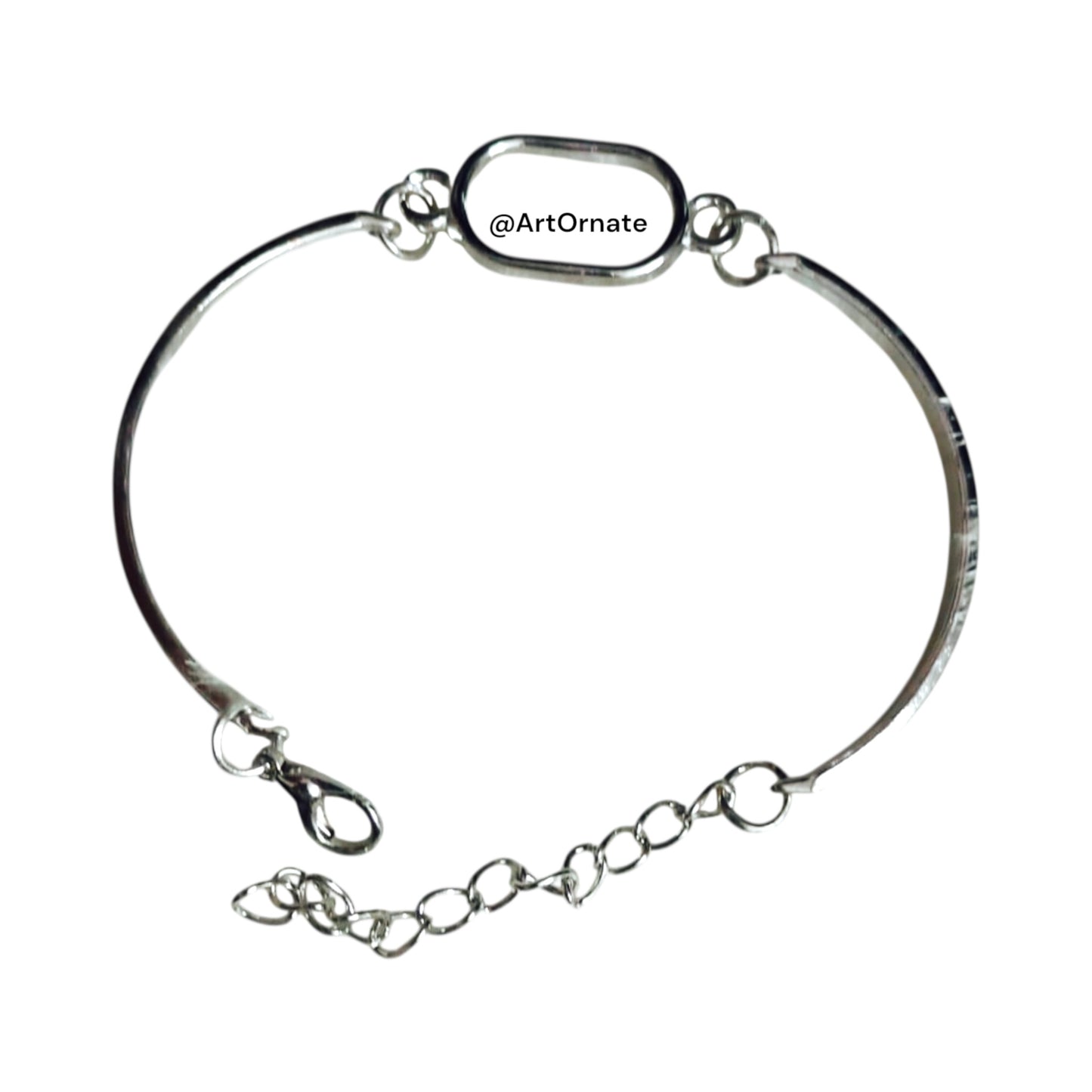 Resin Art Oval Bracelet