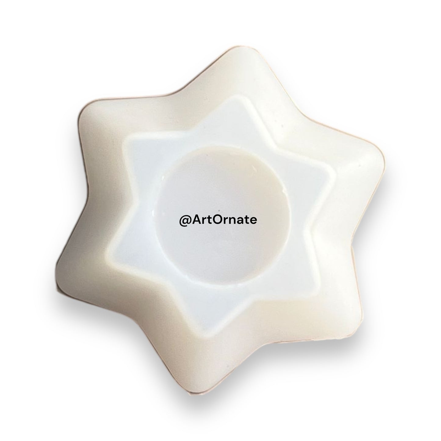 New Star Tea Light Candle Holder Silicone Mould