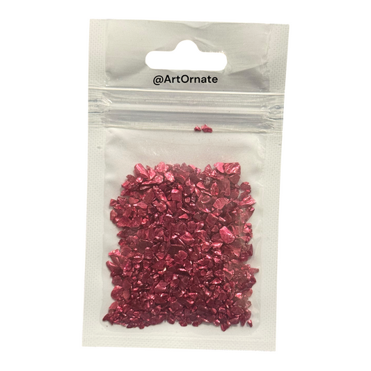 Red Metallic Glass Granules (GRM001)