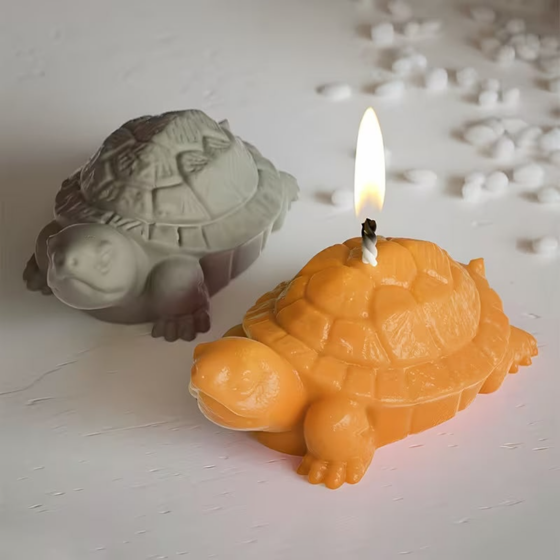 Turtle shape silicone mould for epoxy resin jewellery, decor pieces and candle art supplies India