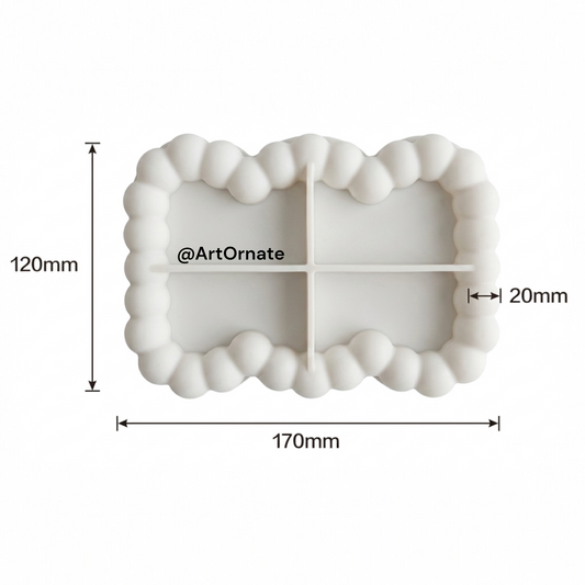 Rectangle Bubble Trinket Tray Mould