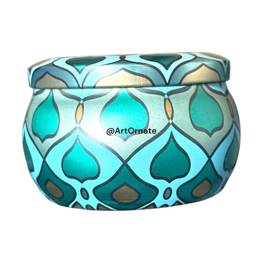 Premium Candle Tin Jar – Durable, Heat-Resistant Metal Containers for Candle Making in India - G